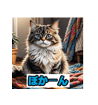 表情40変！ネコ劇場 【17】（個別スタンプ：14）