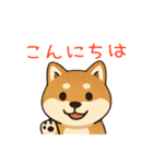 『毎日使える♪』柴犬スタンプ（個別スタンプ：1）