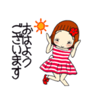 ひま子ちゃん680大人女子毎日色々スタンプ（個別スタンプ：1）