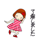 ひま子ちゃん680大人女子毎日色々スタンプ（個別スタンプ：15）