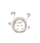 ハリネズミと推し活*黒（個別スタンプ：6）