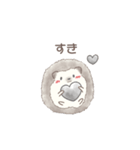 ハリネズミと推し活*黒（個別スタンプ：16）