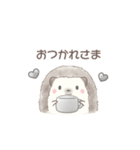 ハリネズミと推し活*黒（個別スタンプ：18）