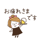 【敬語】ずっと使える☆かわいい女子Vol.1（個別スタンプ：13）