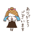 【敬語】ずっと使える☆かわいい女子Vol.1（個別スタンプ：17）