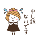 【敬語】ずっと使える☆かわいい女子Vol.1（個別スタンプ：34）