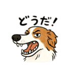 犬と犬と犬と犬のスタンプ（個別スタンプ：39）
