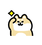 柴犬のリアクション 動くスタンプ（個別スタンプ：2）