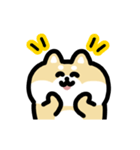 柴犬のリアクション 動くスタンプ（個別スタンプ：5）