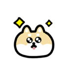 柴犬のリアクション 動くスタンプ（個別スタンプ：8）