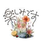 大人の挨拶♡品よくおしゃれに♡ハーブ＆花（個別スタンプ：31）