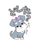 『シュナウザー』ハピチャラ☆1（個別スタンプ：23）