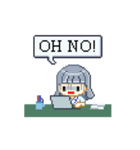 ぱっつんゆうちゃん ep.1：OLの日々（個別スタンプ：6）