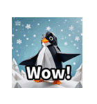 折り紙ペンギン 賑わい（個別スタンプ：2）