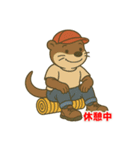 カワウソ登山スタンプ（個別スタンプ：10）