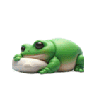 働きたくないまんじゅうカエル（個別スタンプ：7）