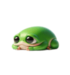 働きたくないまんじゅうカエル（個別スタンプ：32）
