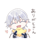 鶴丸国永と もちもちバーズ（個別スタンプ：5）