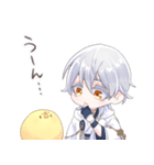 鶴丸国永と もちもちバーズ（個別スタンプ：12）