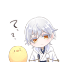 鶴丸国永と もちもちバーズ（個別スタンプ：14）