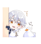 鶴丸国永と もちもちバーズ（個別スタンプ：25）