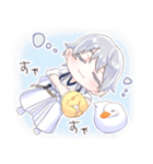 鶴丸国永と もちもちバーズ（個別スタンプ：26）