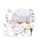 鶴丸国永と もちもちバーズ（個別スタンプ：32）