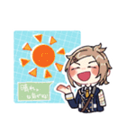 毎日お知らせ！短刀たちの天気予報（個別スタンプ：3）