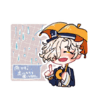 毎日お知らせ！短刀たちの天気予報（個別スタンプ：4）