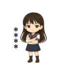 天真爛漫の女子高生 - カスタムスタンプ（個別スタンプ：8）