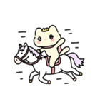 プリンセス猫の日常（韓国語＆日本語）（個別スタンプ：1）