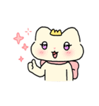 プリンセス猫の日常（韓国語＆日本語）（個別スタンプ：3）