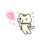 プリンセス猫の日常（韓国語＆日本語）（個別スタンプ：5）