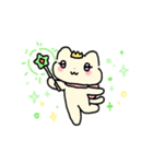 プリンセス猫の日常（韓国語＆日本語）（個別スタンプ：16）