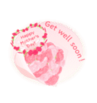 英語版 花咲く 母の日＆誕生日 癒しのお花（個別スタンプ：19）