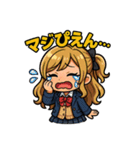 制服ちびコギャルのJKギャル語スタンプ ❤️（個別スタンプ：4）
