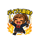 制服ちびコギャルのJKギャル語スタンプ ❤️（個別スタンプ：14）
