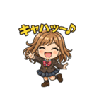 制服ちびコギャルのJKギャル語スタンプ ❤️（個別スタンプ：20）