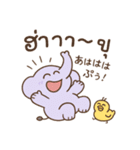 ぞうさんとタイ語スタンプ（個別スタンプ：17）