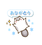 ゆるっと雪国の動物たち（個別スタンプ：3）