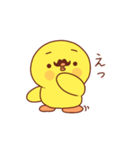 髭のあるヒヨコ”ぴよおじ”の返事（個別スタンプ：23）