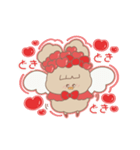 PENOちゃん推し活始めました♡赤色（個別スタンプ：4）