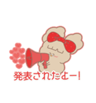 PENOちゃん推し活始めました♡赤色（個別スタンプ：20）
