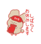 PENOちゃん推し活始めました♡赤色（個別スタンプ：35）