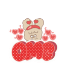 PENOちゃん推し活始めました♡赤色（個別スタンプ：37）