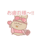 PENOちゃん推し活始めました♡ぴんく色（個別スタンプ：30）