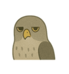 ジーっと目 鳥編（個別スタンプ：2）