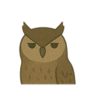 ジーっと目 鳥編（個別スタンプ：5）