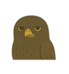 ジーっと目 鳥編（個別スタンプ：7）