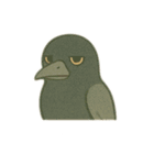 ジーっと目 鳥編（個別スタンプ：10）